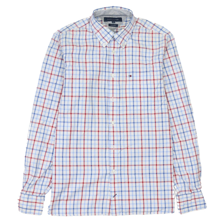 Tommy Hilfiger Men's Multicoloured Check Cotton Slim Fit Shirt M
