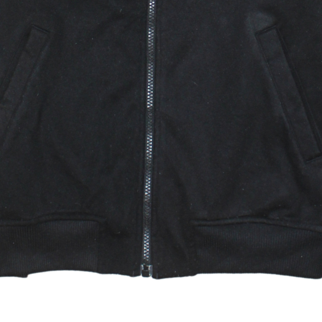 Adidas Womens Black XS Full Zip Hoodie with Patterned Sleeves