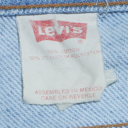Levi's Women's Blue Light Wash Straight High Rise Jeans W34 L34