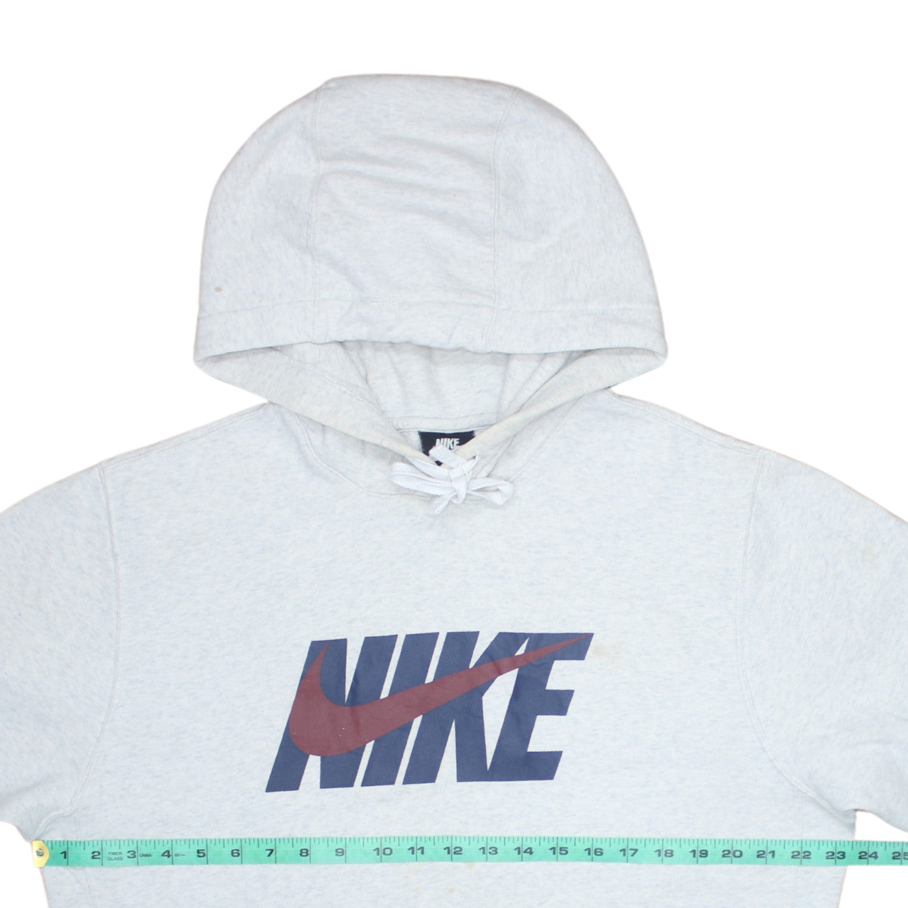Nike Men's Grey Pullover Hoodie M Logo Sports Sweatshirt
