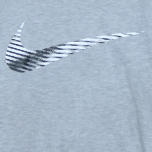 Nike Men's Grey Dri-FIT Pullover Hoodie L Sportswear
