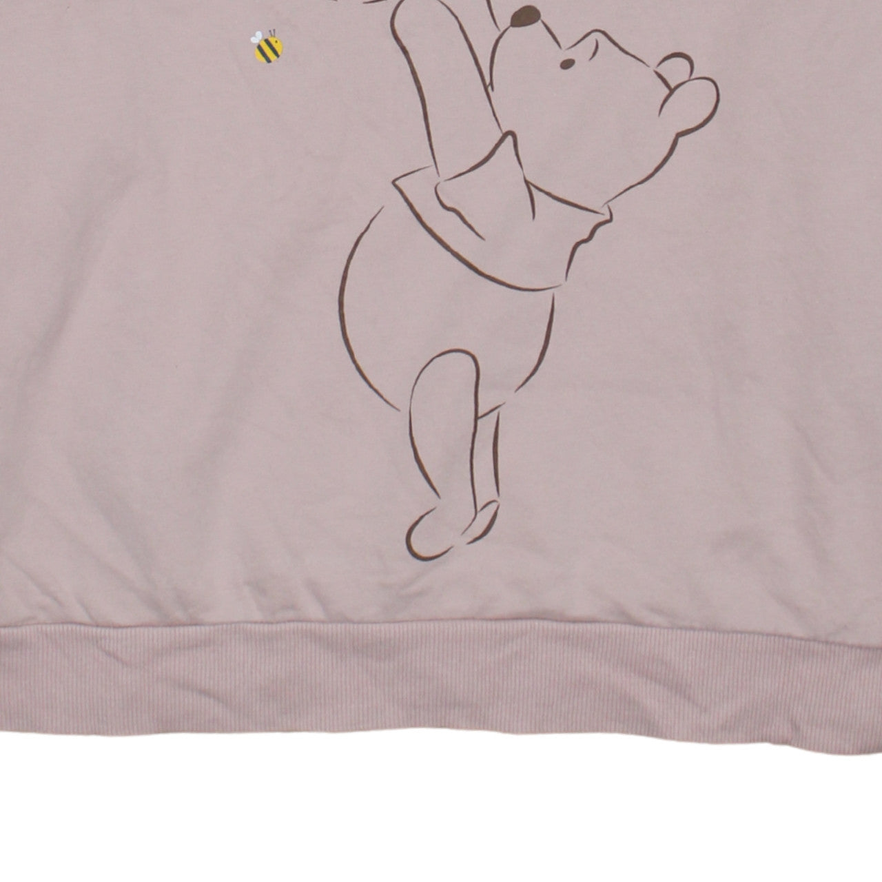 Disney Women Pink Winnie the Pooh Pullover Sweatshirt L 14/16