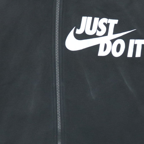 Nike Men's Black Full Zip Hoodie Size L Sports Fleece