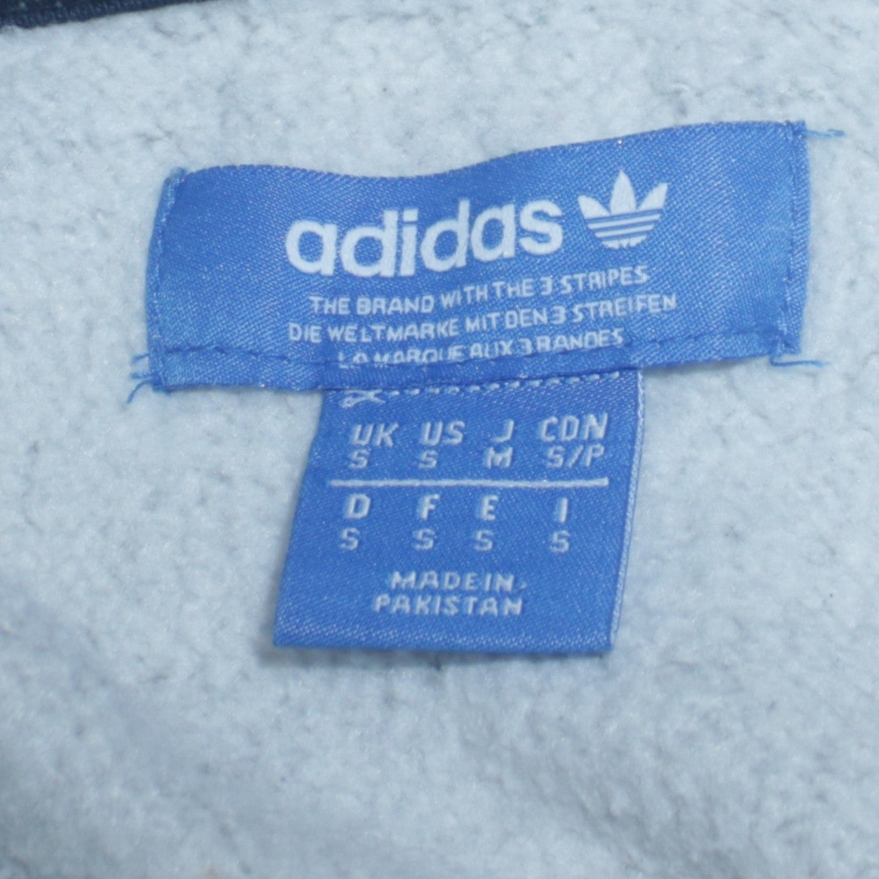 Adidas Mens Grey 1/2 Zip Hooded Sweatshirt S Regular Fit