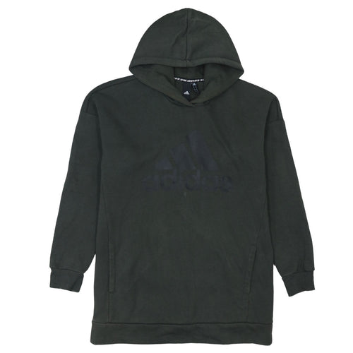 Adidas Women’s Black Pullover Hoodie Sweatshirt Size M 12-14