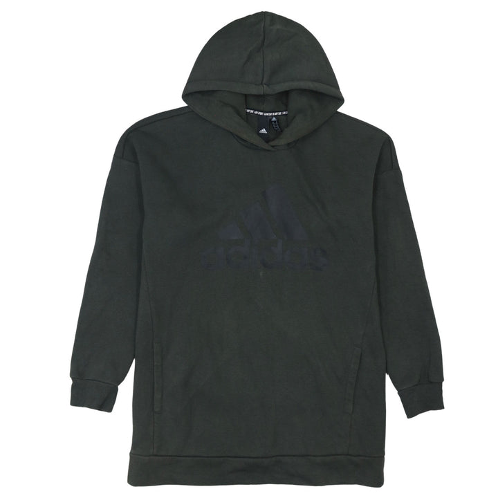 Adidas Women’s Black Pullover Hoodie Sweatshirt Size M 12-14