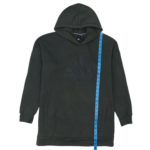 Adidas Women’s Black Pullover Hoodie Sweatshirt Size M 12-14