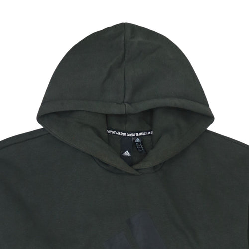 Adidas Women’s Black Pullover Hoodie Sweatshirt Size M 12-14