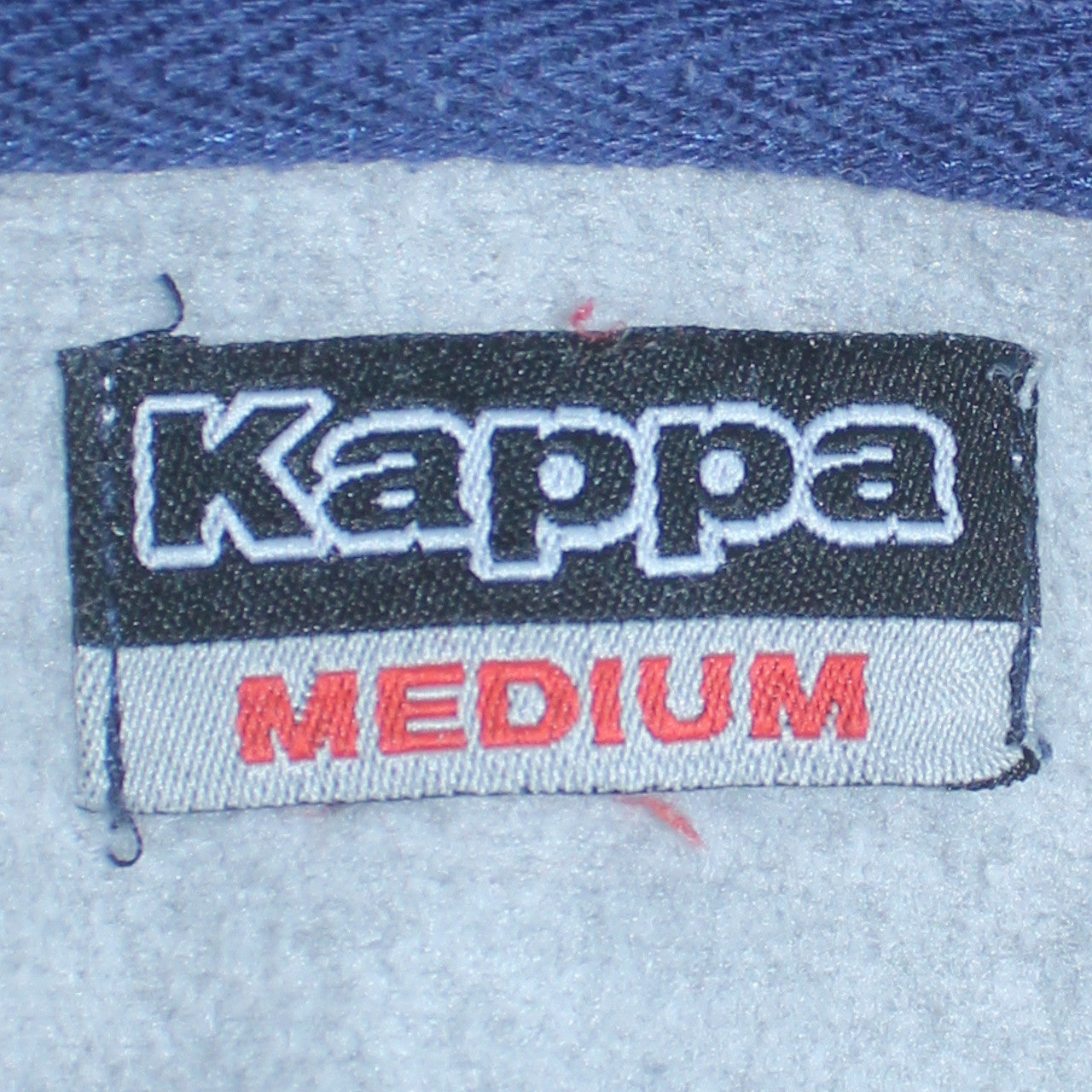 Kappa Womens Grey & Navy Full Zip Hoodie Medium Casual Heart Design