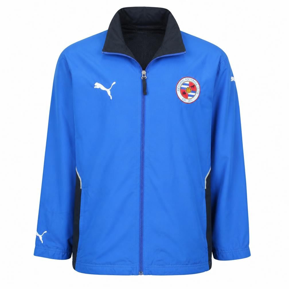 Puma Boys Blue Reading FC Full Zip Windbreaker Jacket Size 14 YRS