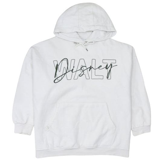 Disney Women's White XL Pullover Hoodie with Graphic Print