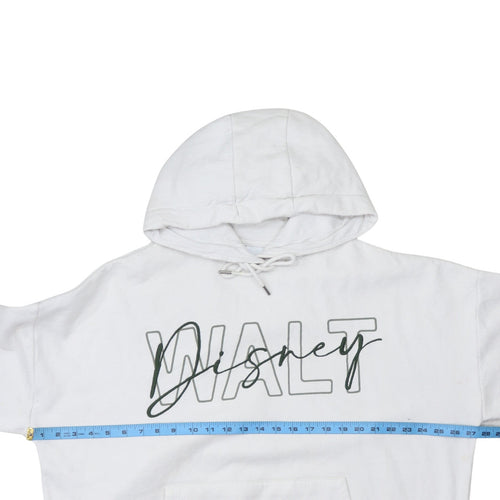 Disney Women's White XL Pullover Hoodie with Graphic Print