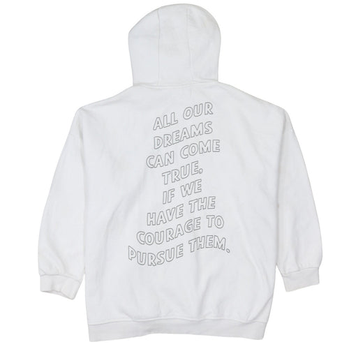 Disney Women's White XL Pullover Hoodie with Graphic Print