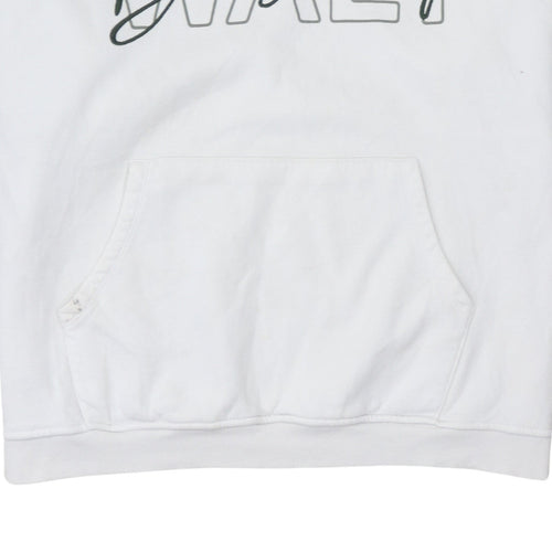 Disney Women's White XL Pullover Hoodie with Graphic Print