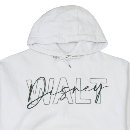 Disney Women's White XL Pullover Hoodie with Graphic Print