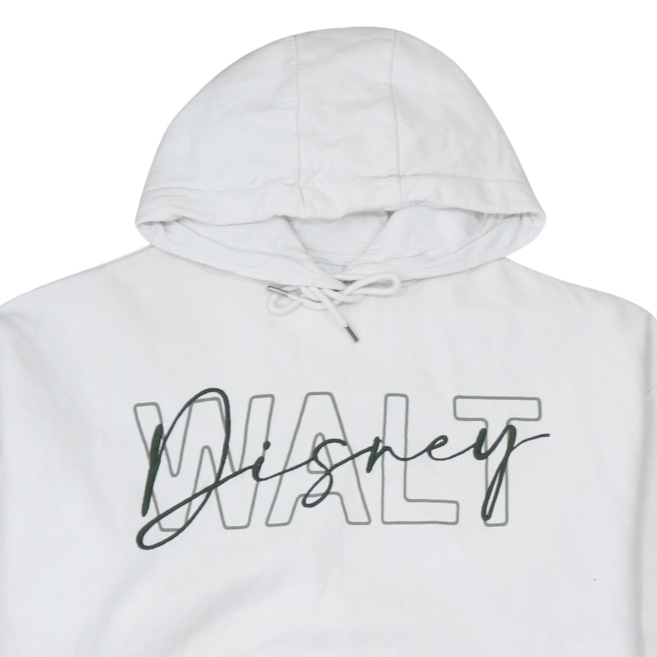 Disney Women's White XL Pullover Hoodie with Graphic Print