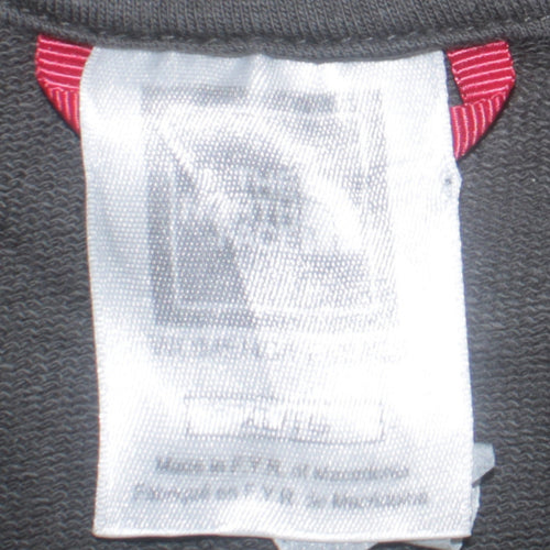 The North Face Women Grey Full Zip Hoodie Size M Cotton Blend