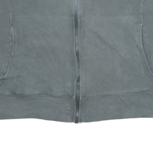 The North Face Women Grey Full Zip Hoodie Size M Cotton Blend