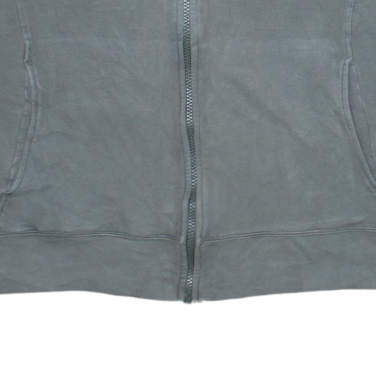 The North Face Women Grey Full Zip Hoodie Size M Cotton Blend