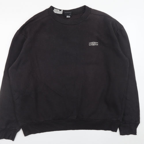 Umbro Men’s Black XL Pullover Sports Sweatshirt