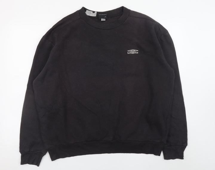 Umbro Men’s Black XL Pullover Sports Sweatshirt
