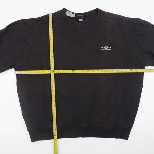 Umbro Men’s Black XL Pullover Sports Sweatshirt