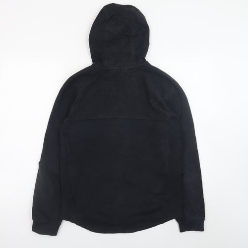 Puma Teens Black 2XL Full Zip Hoodie with Logo