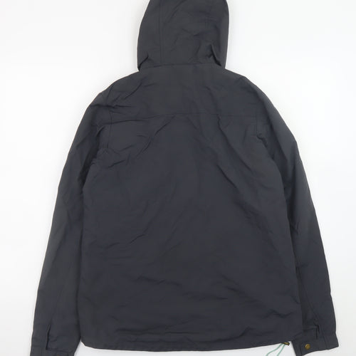 Fat Face Women's Grey Hooded Mid-Length Parka Jacket Size 10