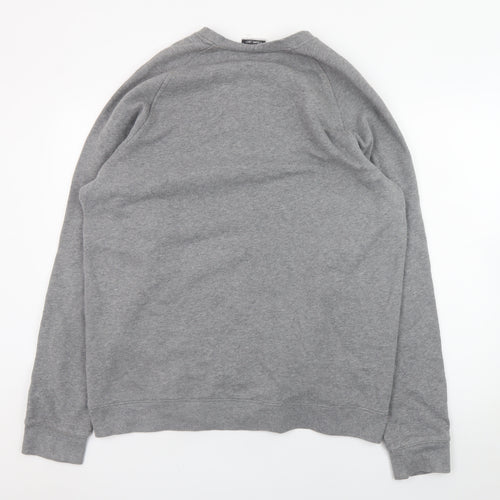 Reebok Men’s Grey 3XL Crew Neck Pullover Sweatshirt
