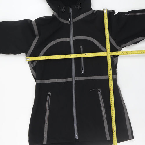 Kombi Men's Black Softshell Hooded Jacket Size S Outdoor
