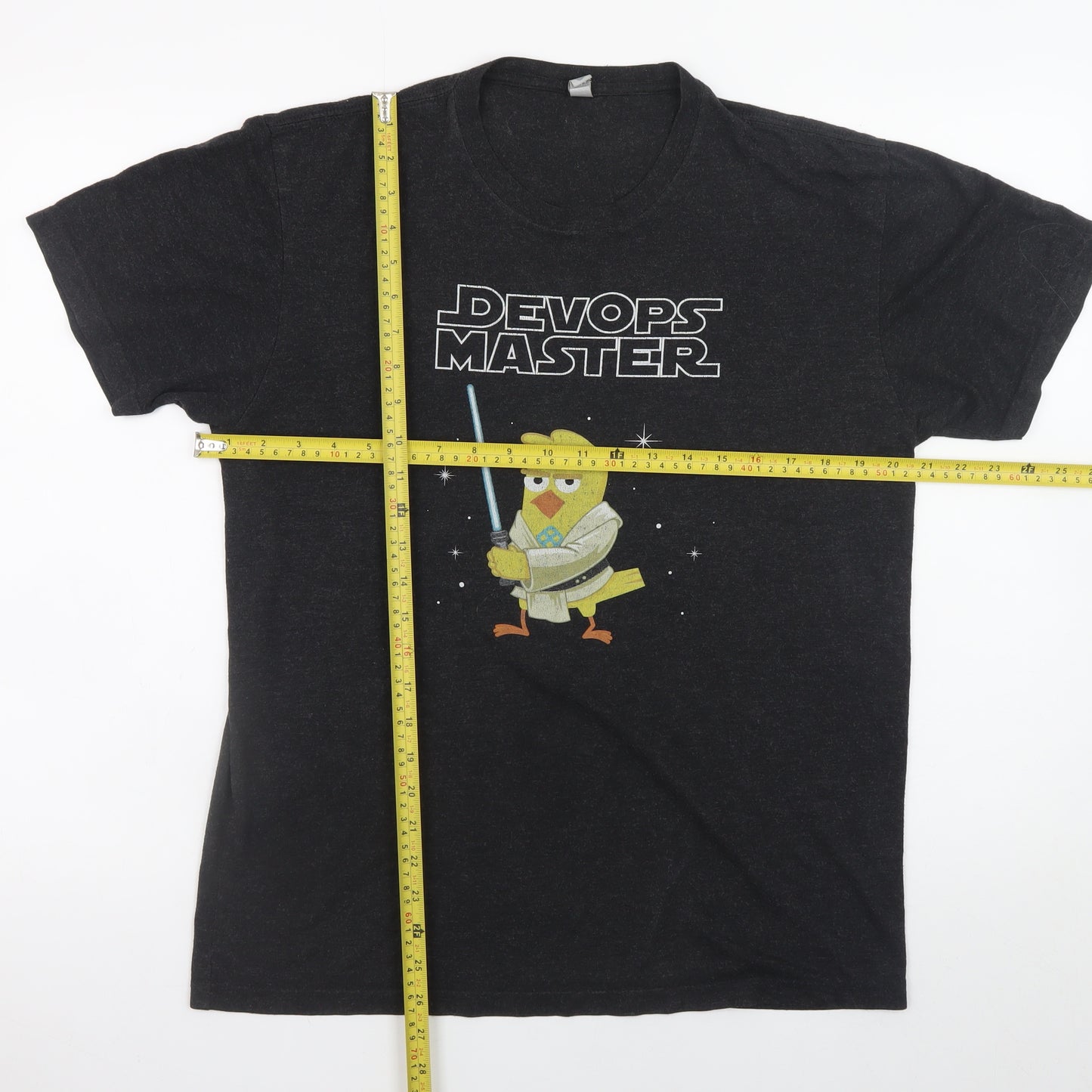 Next Level Men’s Black DevOps Master Graphic T-Shirt Size M