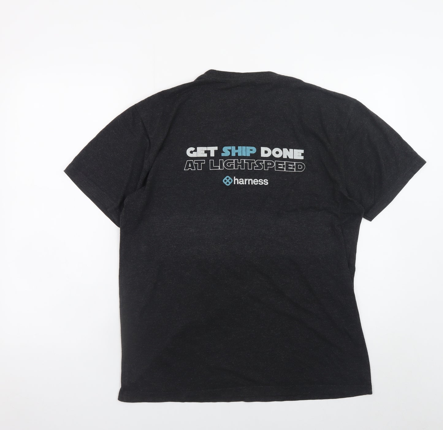 Next Level Men’s Black DevOps Master Graphic T-Shirt Size M