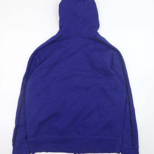 Nike Men's Blue Full Zip Hoodie Size L Sports Fleece