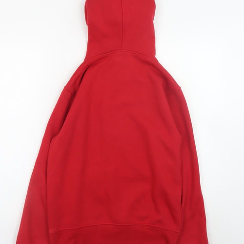 TM Blenz Men's Red Pullover Hoodie Small Canada Logo Fleece