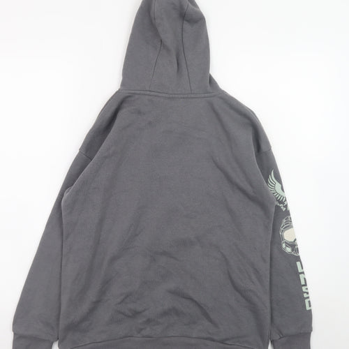 Primark Boys Grey Halo Infinite Pullover Hoodie 11-12 Years Regular Fit
