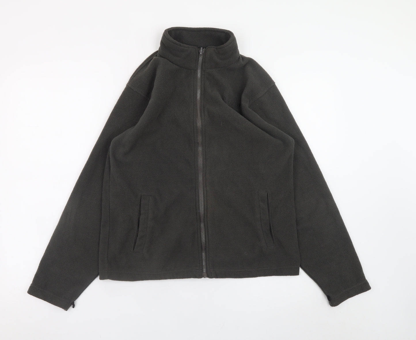 Regatta Teens Black Fleece Full Zip Outdoor Jacket Size 164