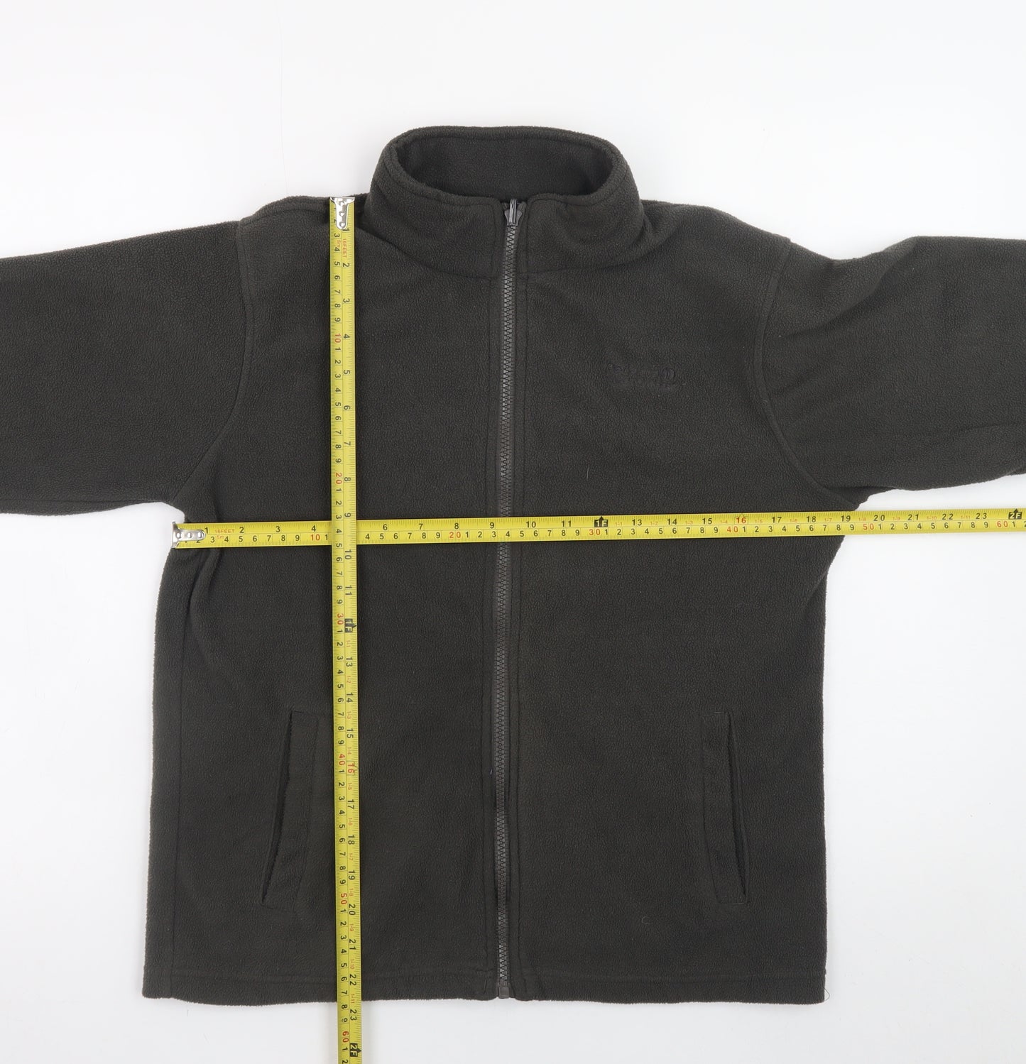 Regatta Teens Black Fleece Full Zip Outdoor Jacket Size 164