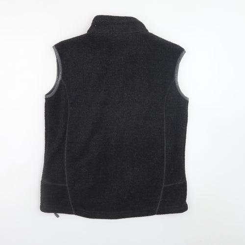TOG24 Womens Black Fleece Waistcoat Bodywarmer Size 10