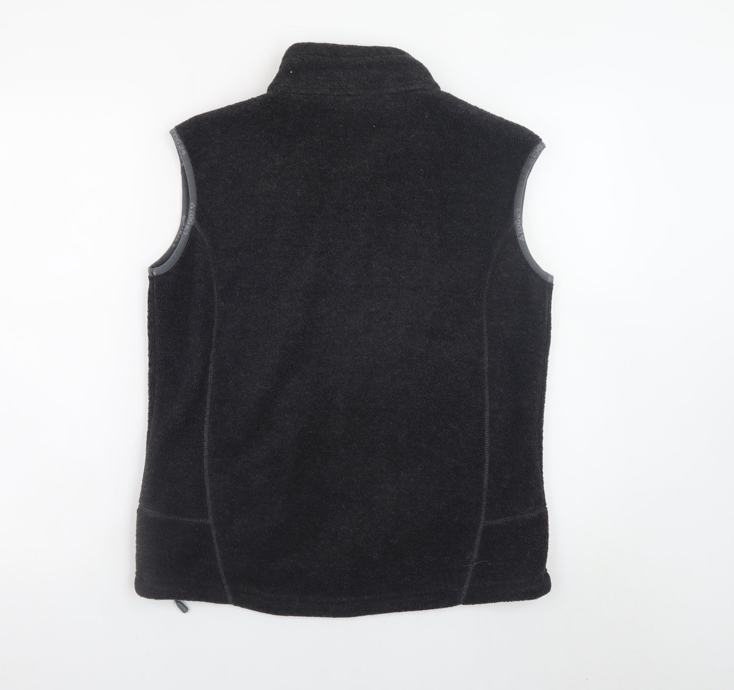 TOG24 Womens Black Fleece Waistcoat Bodywarmer Size 10