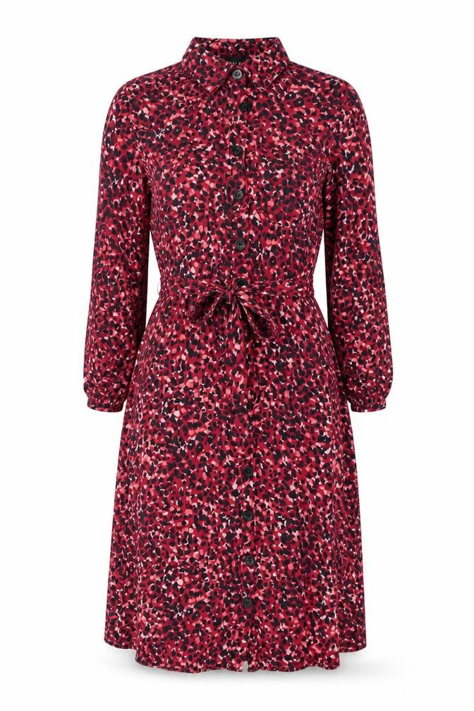 Editor's Cut Women's Multicoloured Animal Print Shirt Dress Size 8