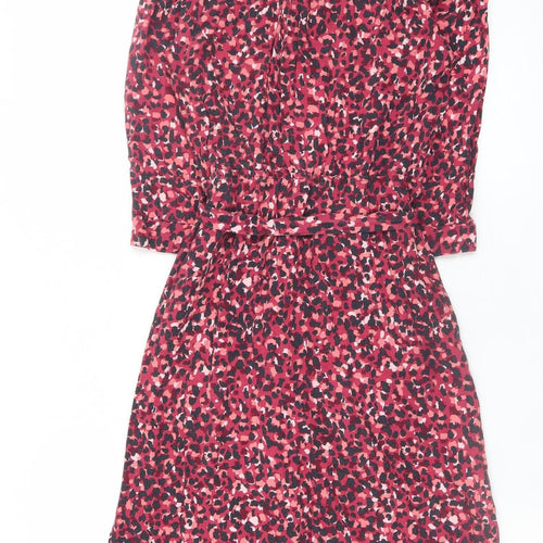 Editor's Cut Women's Multicoloured Animal Print Shirt Dress Size 8