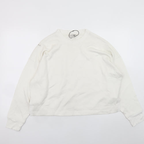 Marks and Spencer Autograph Women Ivory Medium Pullover Sweatshirt