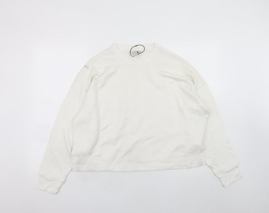 Marks and Spencer Autograph Women Ivory Medium Pullover Sweatshirt