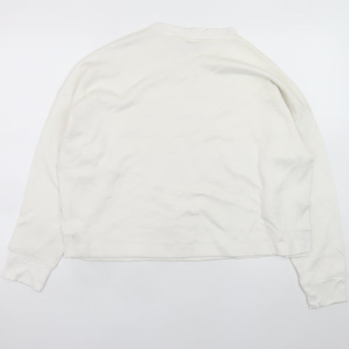 Marks and Spencer Autograph Women Ivory Medium Pullover Sweatshirt