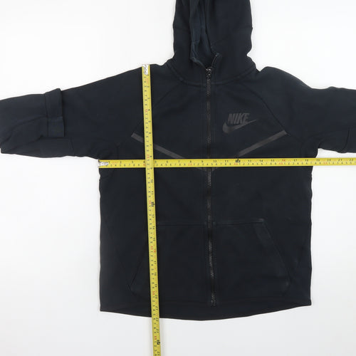 Nike Teens Black Full Zip Hoodie L Fleece Sportswear