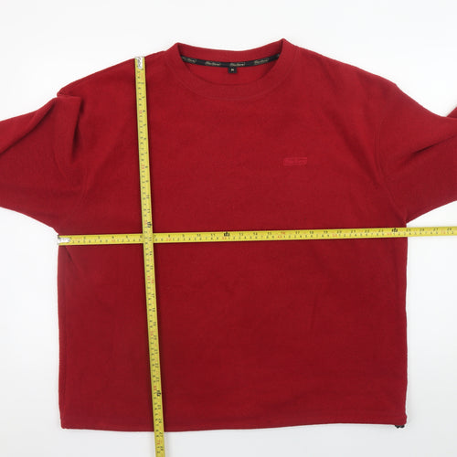 Peter Storm Men's Red Fleece Pullover Sweatshirt M Regular Fit