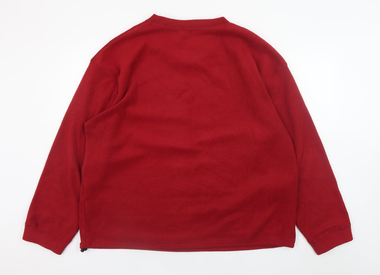 Peter Storm Men's Red Fleece Pullover Sweatshirt M Regular Fit