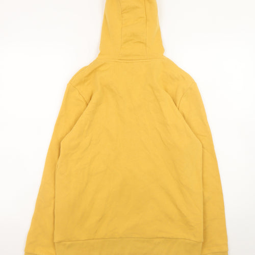 Mountain Warehouse Womens Yellow Pullover Hoodie UK 8 Cotton Blend