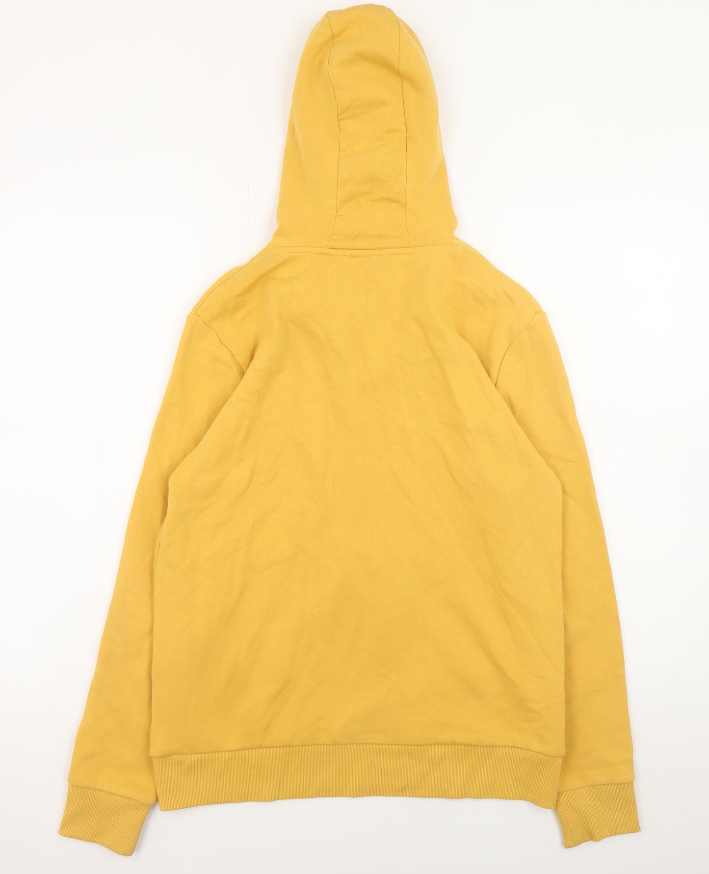 Mountain Warehouse Womens Yellow Pullover Hoodie UK 8 Cotton Blend