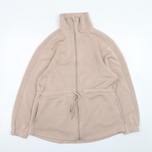RBX Women Beige Full Zip Lightweight Jacket M Regular